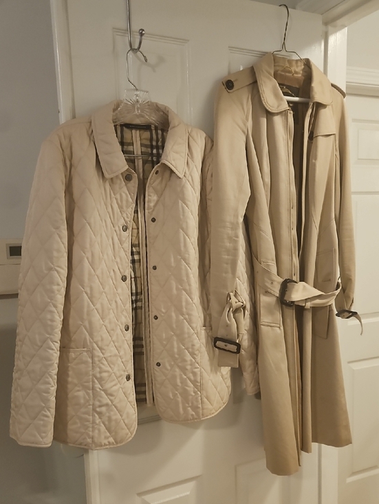 Burberry Jackets & Blazers - Beige Quilted Jacket & Trench Coat Duo - Women's Outerwear